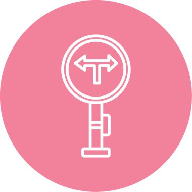 Ok Sağ simgesinin vektör illüstrasyonu