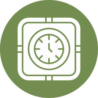 Zamanlama simgesi, vektör illüstrasyonu