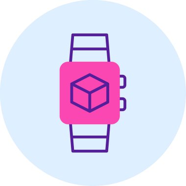 vector illustration of smart watch 