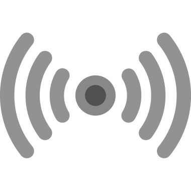 Kablosuz. Web simgesi basit illüstrasyon 