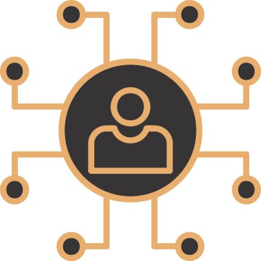 ağ web simgesi, vektör çizim 