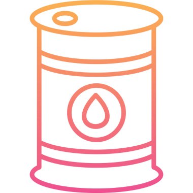 Petrol varil simge vektör çizim