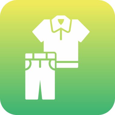 giysi web simgesi, vektör illüstrasyonu 