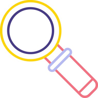 Ara. Web simgesi basit illüstrasyon 