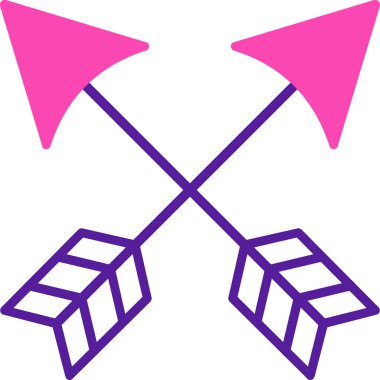 ok simgesinin vektör illüstrasyonu