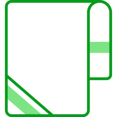 Havlu ağ simgesi, vektör illüstrasyonu 