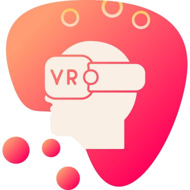 virtual reality glasses vector icon design