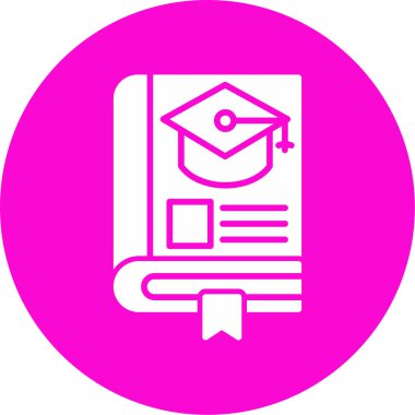 Eğitimin vektör illüstrasyonu modern simge 