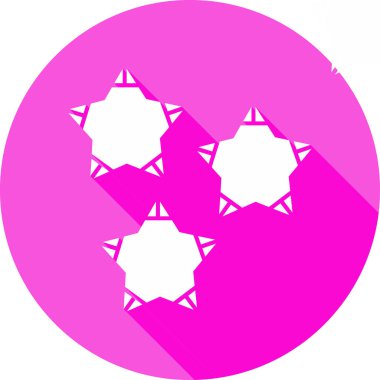 yıldız web simgesi basit illüstrasyon 