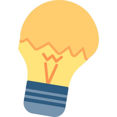 ampul web simgesi basit tasarım