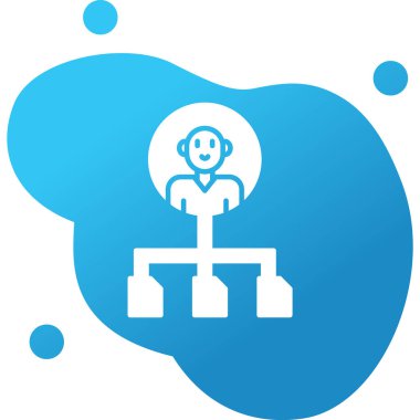 Çoklu görev. Web simgesi basit illüstrasyon