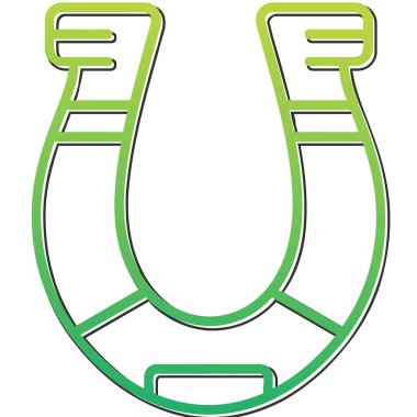 At nalı. Web simgesi basit illüstrasyon 