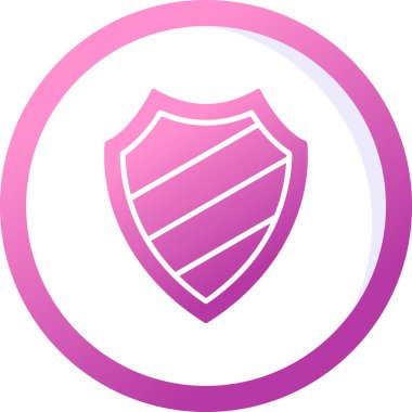 kalkan simgesi web basit illüstrasyon