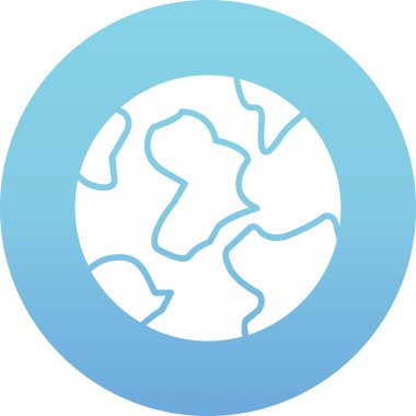 Toprak. Web simgesi vektör illüstrasyonu 