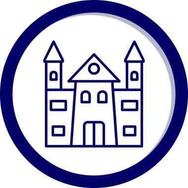 Castle vektör resimleme tasarımı