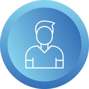 çalışan simgesi, vektör illüstrasyonu basit tasarım