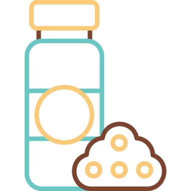 Toz. Web simgesi basit illüstrasyon