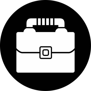 Evrak Çantası'nı web simge vektör çizim