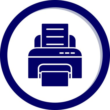 printer web icon simple illustration 