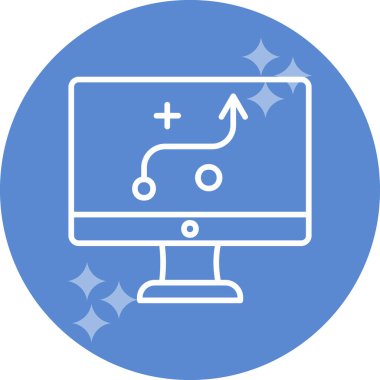 Strateji Simgesi Vektör illüstrasyonu 