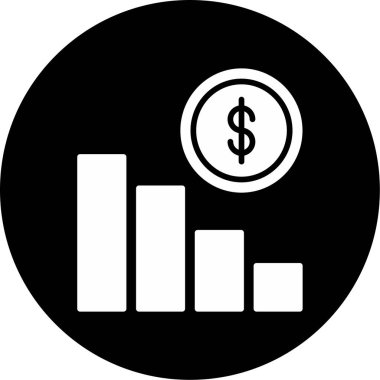 Yatırım simgesi vektör illüstrasyon tasarımı 