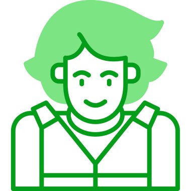 Kanocu adam. Web simgesi basit illüstrasyon