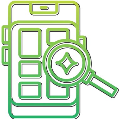 vektör Arama Web simgesi illüstrasyonu 