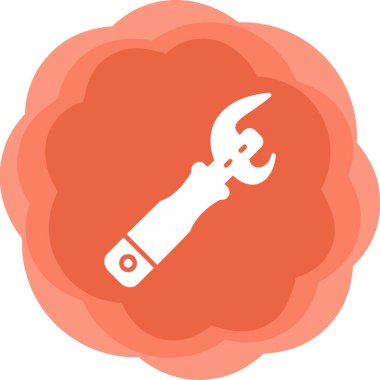 Açıcı simgesi vektör illüstrasyonu