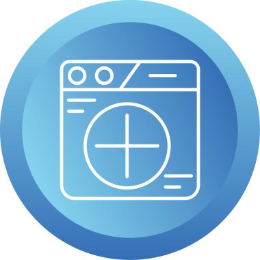 Sekme web simgesi vektör illüstrasyonu