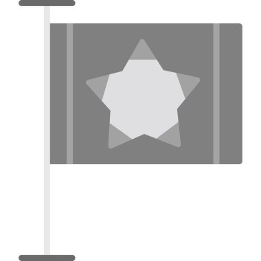 bayrak web simgesi, vektör illüstrasyonu