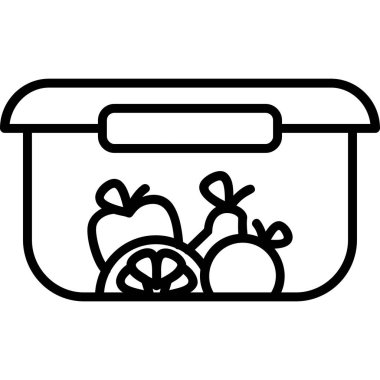 Sepet Simgesi vektör illüstrasyonu