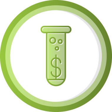 Ekonomik web simgesi basit illüstrasyon 