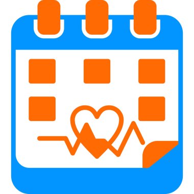 Takvim web simge vektör çizim