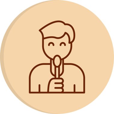 Panicon yalıyorum. vektör illüstrasyonu 