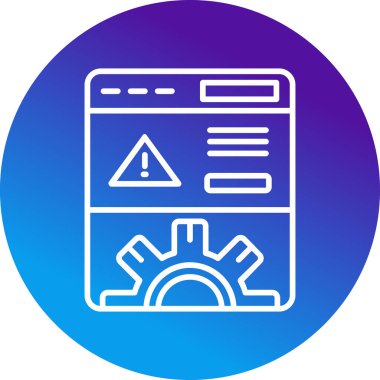 Web simgesi, vektör illüstrasyonuName