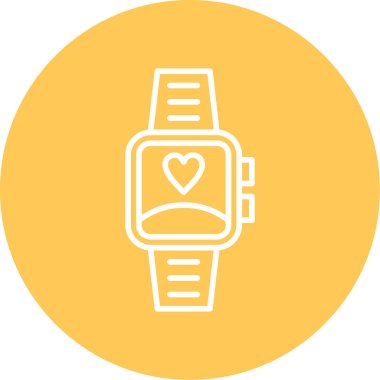 vector illustration of smart watch 