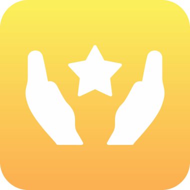 star web icon simple illustration 