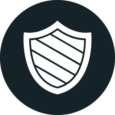 kalkan simgesi web basit illüstrasyon