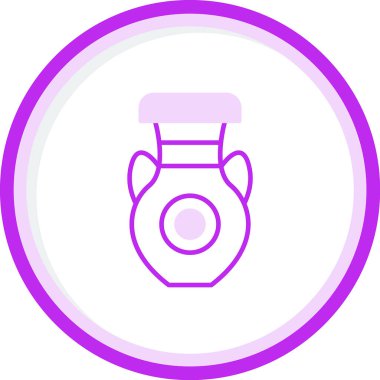 vazo ağ simgesi, vektör illüstrasyonu