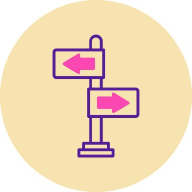 yönler web simgesi basit tasarım 