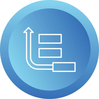 Öncelik web simgesi vektör illüstrasyonu