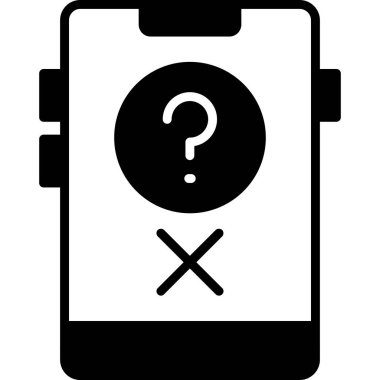 Quiz web simgesi, vektör illüstrasyonu