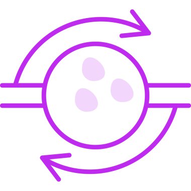 Top simgesinin vektör illüstrasyonu 