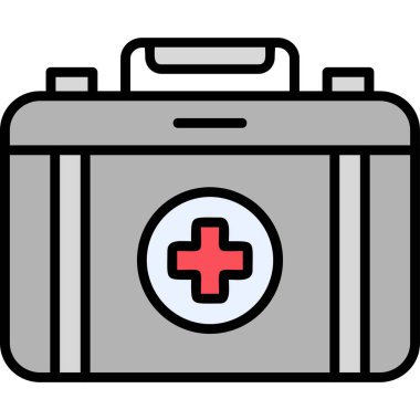 İlk yardım çantası vektör çizim 
