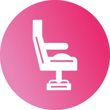 modada izole edilmiş arka planda koltuk simgesi 