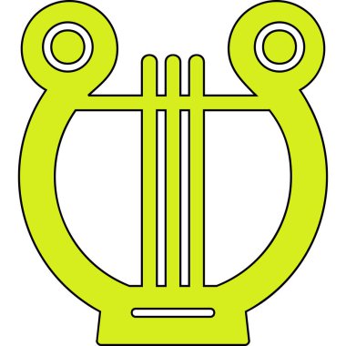 Lir. Web simgesi basit illüstrasyon                      