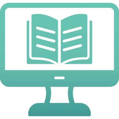 Özel ders. Web simgesi basit illüstrasyon