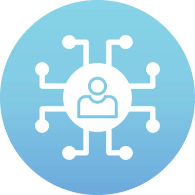 ağ web simgesi, vektör çizim 