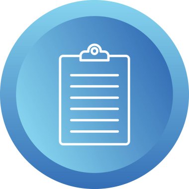 Onay listesi düz simgesi 