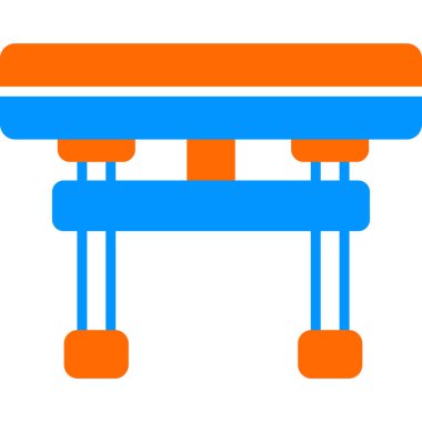 Torii Kapı Simgesi, Japon Kapısı, Vektör İllüstrasyonu 